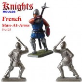 Medieval French Man-At- Arms with warhammer