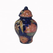 Ginger Jar - Blue/Floral