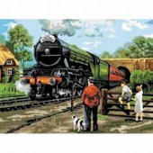 Painting By Numbers - Steam Train