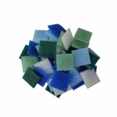 Glass Mosaic Tile - Mixed Aqua