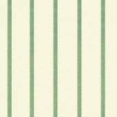 Stripe Wallpaper - Blue On Ivory