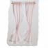 Pink Ruffled Swiss Tie Back Curtain