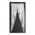 Ecru Tiffany Ruffle Curtain