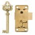 Brass Plated Key & Steel Lock 