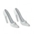 Ladies Shoes - White High Heeled 