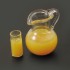 Jug Of Orange Juice With Glass