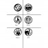 Stencil - Zodiac - Leo, Cancer, Virgo, Gemini, Taurus, Aries